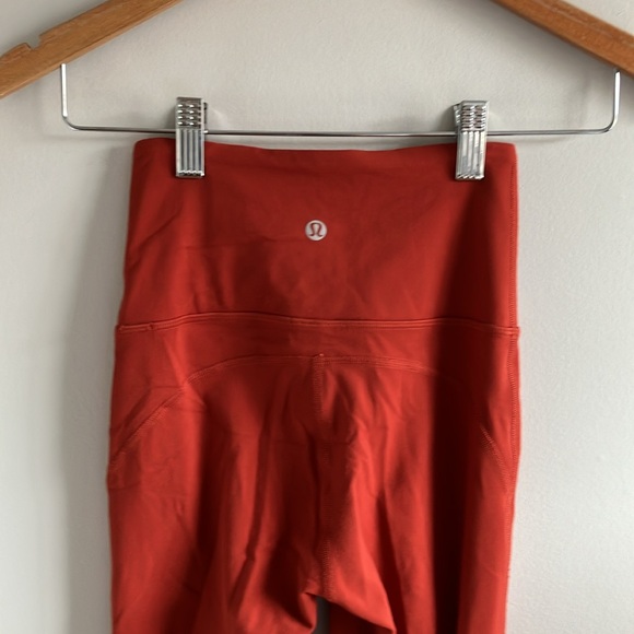 Lululemon Athletica groove super high rise flared pant nulu cayenne size 0 - Picture 7 of 9